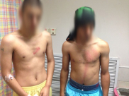 بالصور: الشرطة تعتدي بالضرب المبرّح على شبان من عائلة عبد الهادي في اللد 